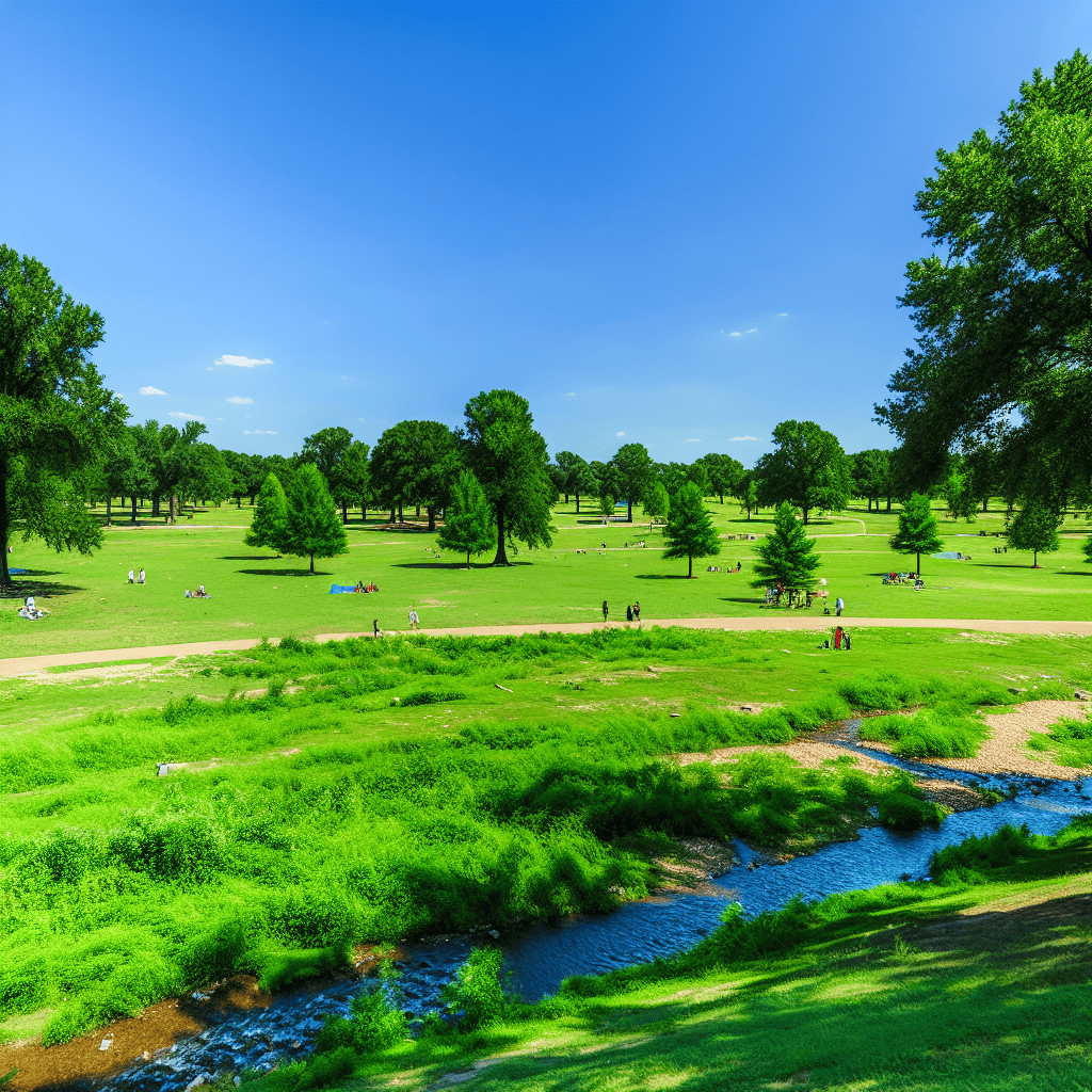 Stage Park Meadows Memphis TN 4l2BMzV9P0PtbQJlv7CTXO6DEDT4w3D Scenic park with lush green trees and a flowing river in Memphis TN.